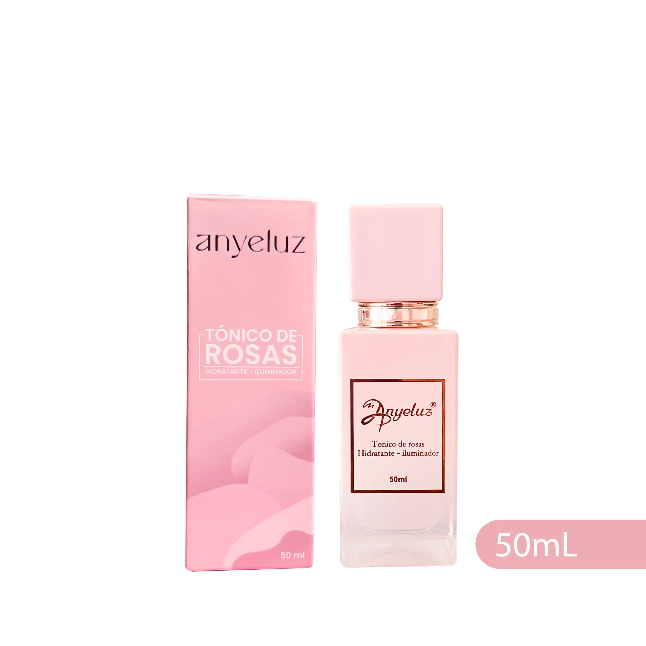 TÓNICO DE ROSAS HIDRATANTE – ILUMINADOR ANYELUZ 50ML