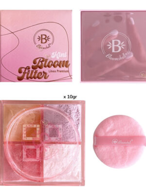 POLVO TRASLÚCIDO BLOOM FILTER MINI – BLOOMSHELL LÍNEA PREMIUM