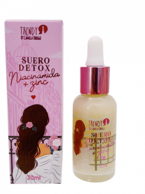 SUERO DETOX NIACINAMIDA + ZINC TRENDY 30ML