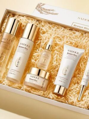 KIT FACIAL SADOER BROWN RICE – ILUMINADOR Y REPARADOR