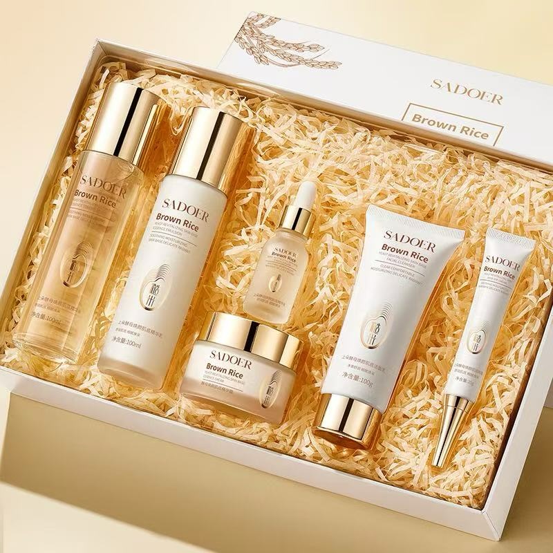 KIT FACIAL SADOER BROWN RICE – ILUMINADOR Y REPARADOR