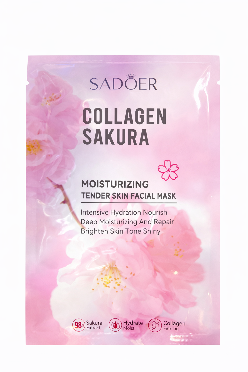 SADOER COLLAGEN SAKURA MOISTURIZING TENDER SKIN FACIAL MASK