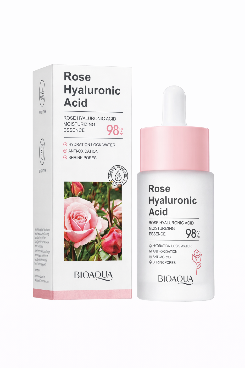 SERUM ROSE HYALURONIC ACID BIOAQUA 98% 30ML