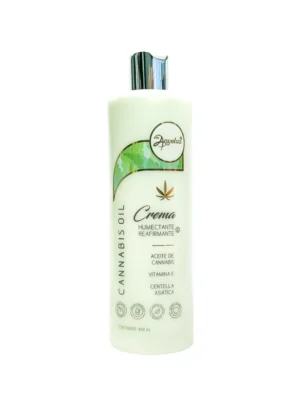 CREMA HUMECTANTE Y REAFIRMANTE CANNABIS OIL ANYELUZ 450 ML