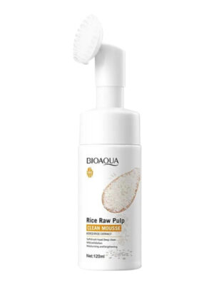 ESPUMA LIMPIADORA FACIAL RICE RAW PULP CLEAN MOUSSE BIOAQUA