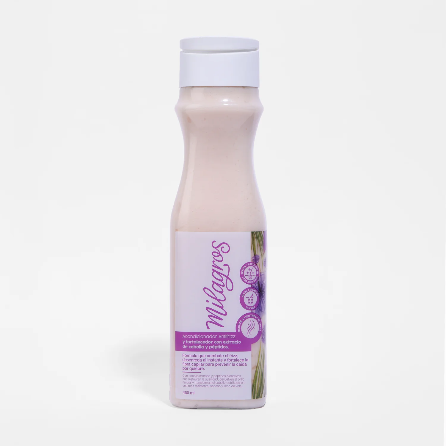 ACONDICIONADOR ANTIFRIZZ Y FORTALECEDOR CON EXTRACTO DE CEBOLLA Y PÉPTIDOS