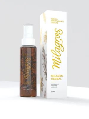 TÓNICO REVITALIZANTE CAPILAR MILAGRO HERBAL (TÓNICO CON ROMERO)