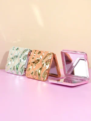 ESPEJO COMPACTO METÁLICO PLEGABLE PREMIUM