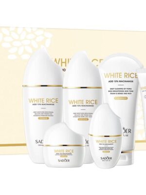 KIT FACIAL WHITE RICE + NIACINAMIDA SADOER