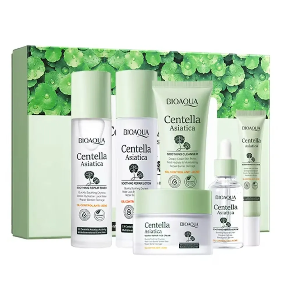 KIT FACIAL CENTELLA ASIÁTICA BIOAQUA 6 PIEZAS