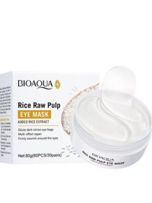BIOAQUA RICE RAW PULP PARCHES HIDRATANTES PARA CONTORNO DE OJOS