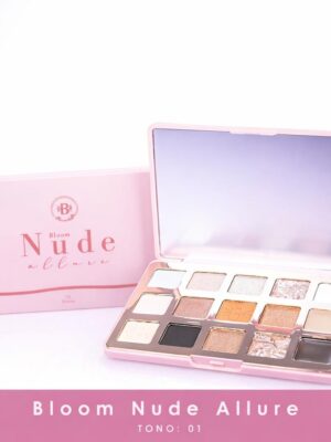 PALETA DE SOMBRAS BLOOM NUDE ALLURE – TONO 01