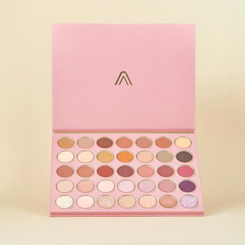 PALETA DE SOMBRAS ATENEA – NUDE & ROSÉ (30 TONOS)