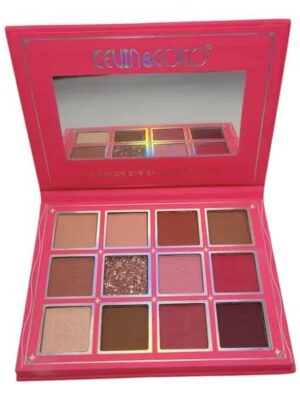 PALETA DE SOMBRAS KEVIN & COCO 12 COLORES PINK GLAM