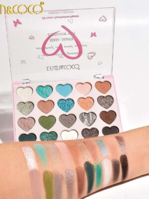 PALETA DE SOMBRAS KEVIN & COCO 20 COLORES HEART SHAPED