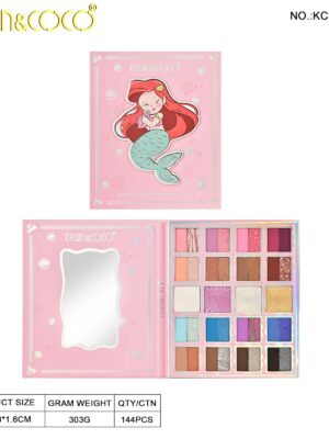 PALETA DE SOMBRAS KEVIN & COCO 36 COLORES SIRENA