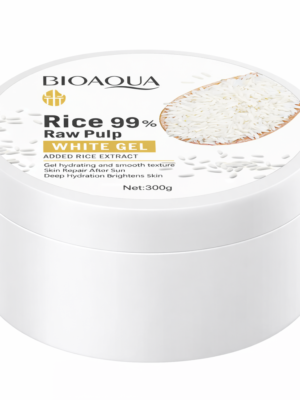 GEL HIDRATANTE DE ARROZ BIOAQUA RICE 99% RAW PULP WHITE GEL