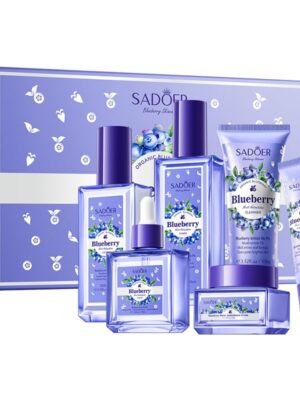 KIT FACIAL BLUEBERRY SADOER 6 PIEZAS