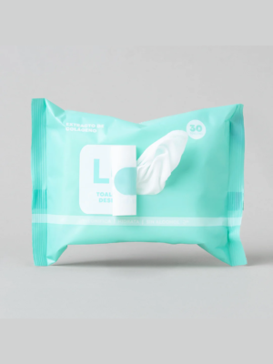 TOALLITAS DESMAQUILLANTES CON EXTRACTO DE COLÁGENO