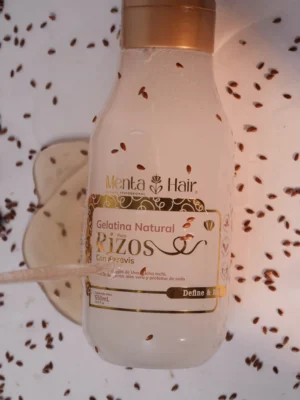 GELATINA NATURAL PARA RIZOS CON KERAVIS X 550ML