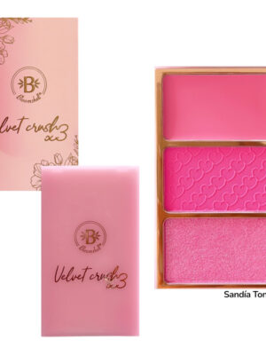 PALETA DE RUBORES BLOOMSHELL VELVET CRUSH 3X3 – SANDÍA TONO 05