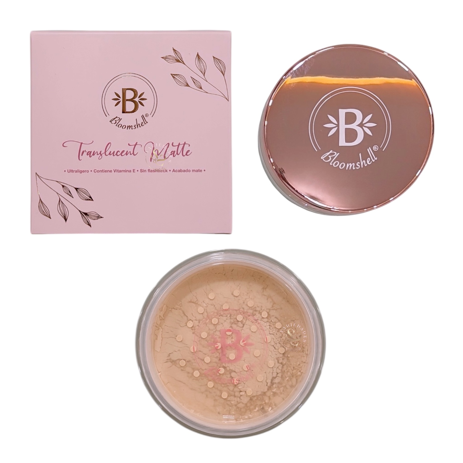 POLVO SUELTO GRANDE BLOOMSHELL NATURAL