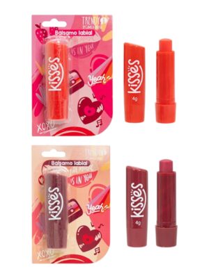 BRILLO LIP BALM KISSES ROJO TRENDY