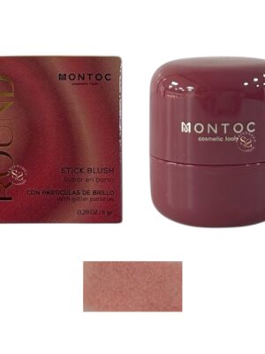 STICK BLUSH RUBOR EN BARRA CON PARTÍCULAS DE BRILLO MONTOC