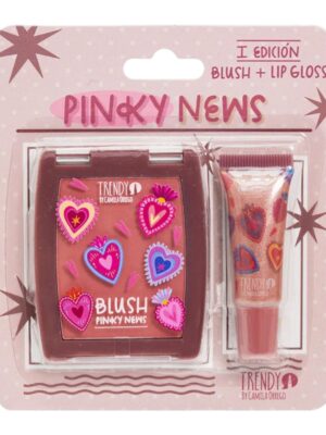 PINKY NEWS BLUSH + LIP GLOSS TRENDY