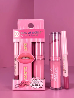SET LABIAL IMAN OF NOBLE MATTE LIPSTICK & LIP LINER