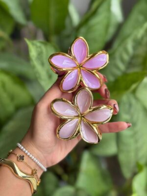 CAIMÁN HAWÁI PASTEL BORDE DORADO