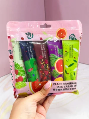 SET CREMAS DE MANOS PLANT FRAGRANCE X5