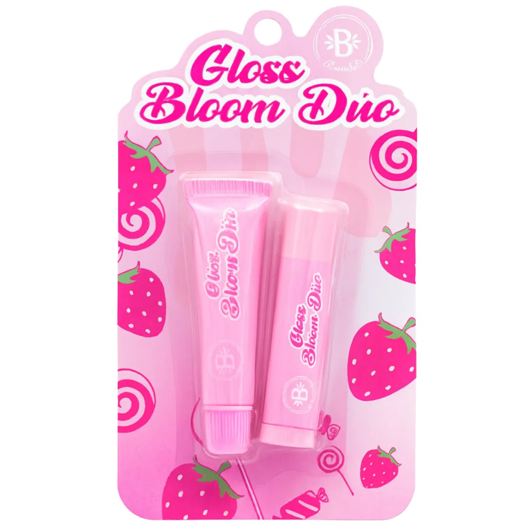 LIP GLOSS + BÁLSAMO BLOOM DUO CANDY BLOOMSHELL