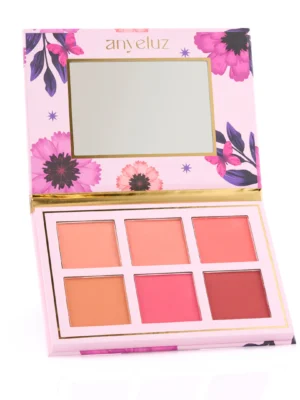 PALETA DE RUBORES BEAUTY FACE ANYELUZ
