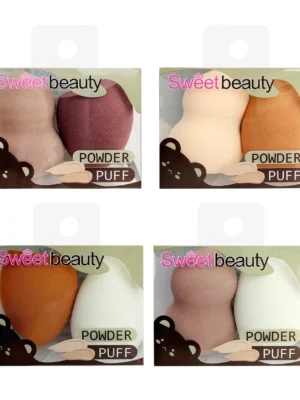 DUO BORLAS POWDER PUFF SWEET BEAUTY