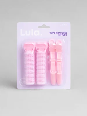 SET CLIPS RIZADORES EN TUBO LULA