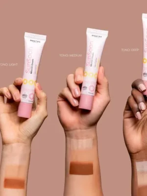 SUNSOON BB & CC CREAM SPF 50+ CON PIGMENTO ADAPTATIVO MONTOC