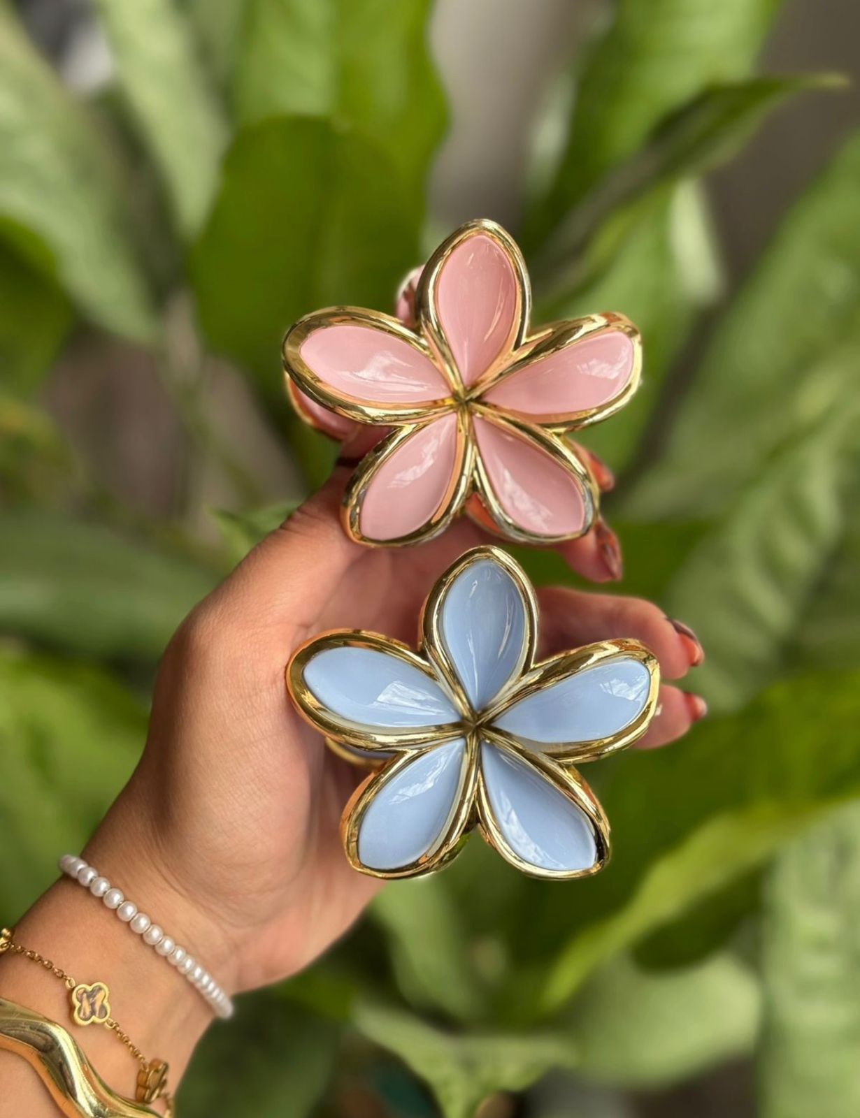 CAIMÁN HAWÁI PASTEL BORDE DORADO - Image 2