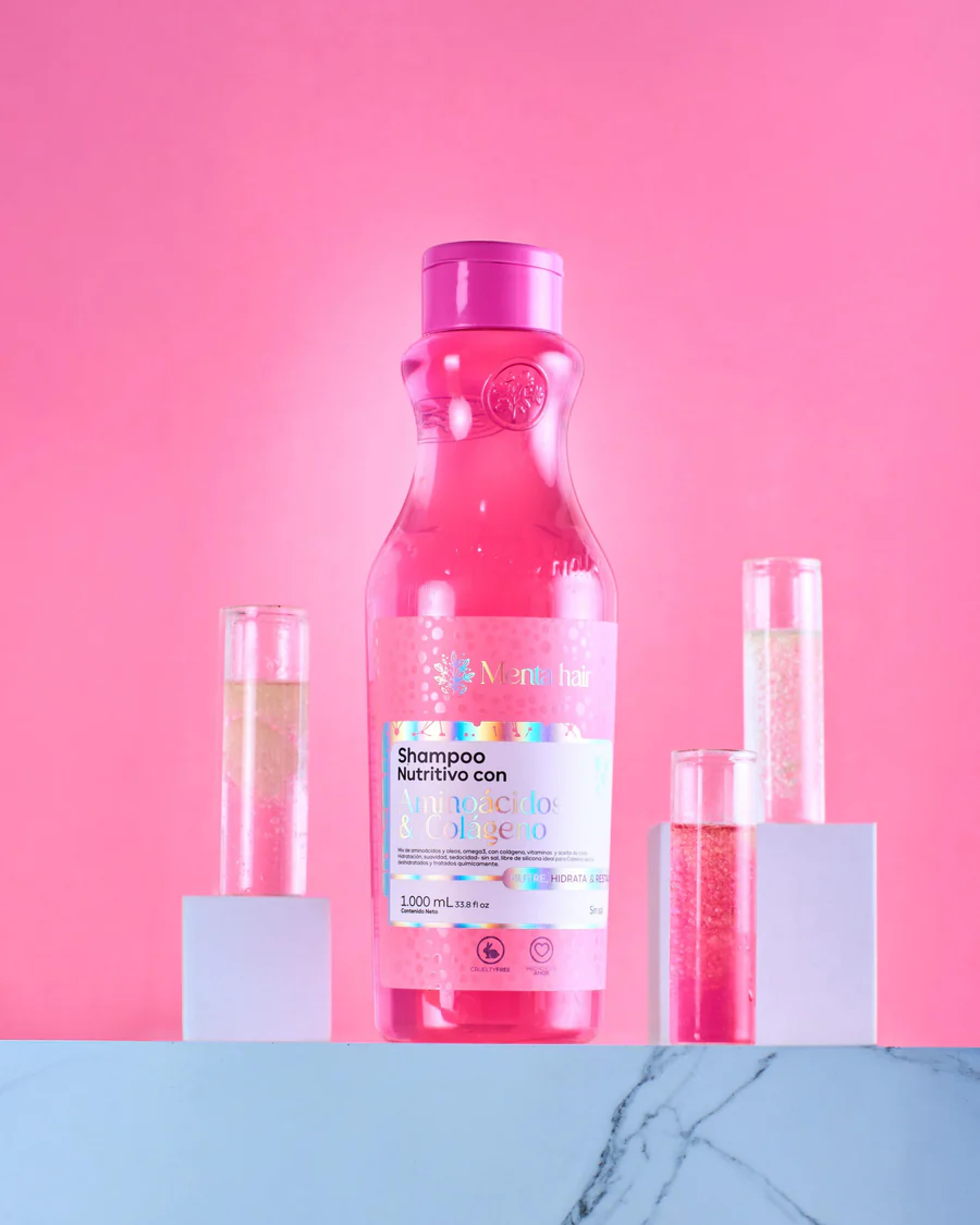 SHAMPOO NUTRITIVO CON AMINOÁCIDOS Y COLÁGENO X1.000ML