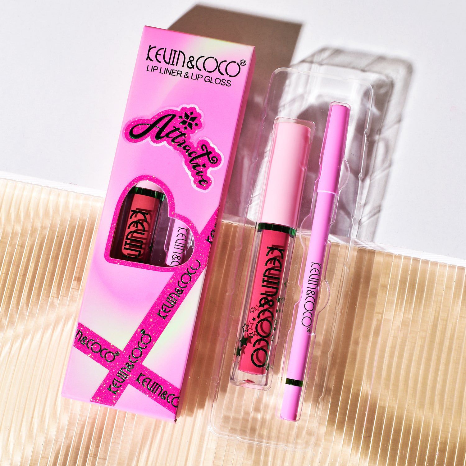 KIT DE LABIOS KEVIN & COCO LIP LINER & LIP GLOSS