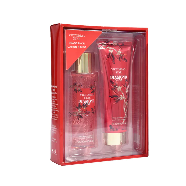 KIT DE REGALO SPLASH + CREMA CORPORAL VICTORIA'S STAR ROJO - Image 2
