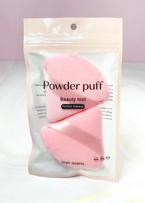 BORLAS POWDER PUFF X2 APLICACIÓN SUAVE Y ACABADO PERFECTO
