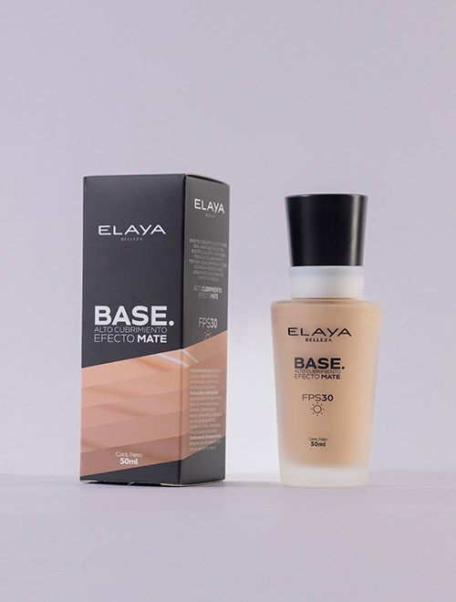 BASE MATE ELAYA COBERTURA PERFECTA Y ACABADO SIN BRILLO