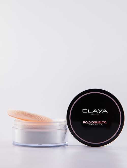 POLVO SUELTO TRASLÚCIDO ELAYA ACABADO NATURAL Y FIJACIÓN DURADERA