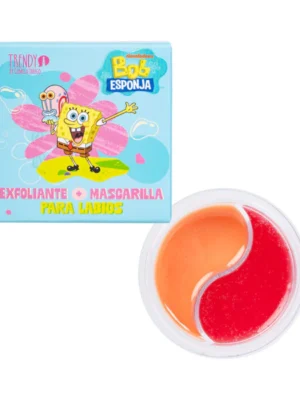 DÚO EXFOLIANTE Y MASCARILLA DE LABIOS BOB ESPONJA TRENDY
