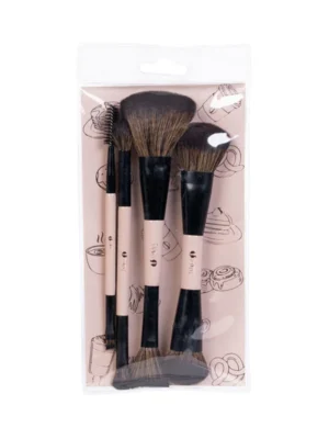 KIT X4 BROCHAS BROWN TRENDY