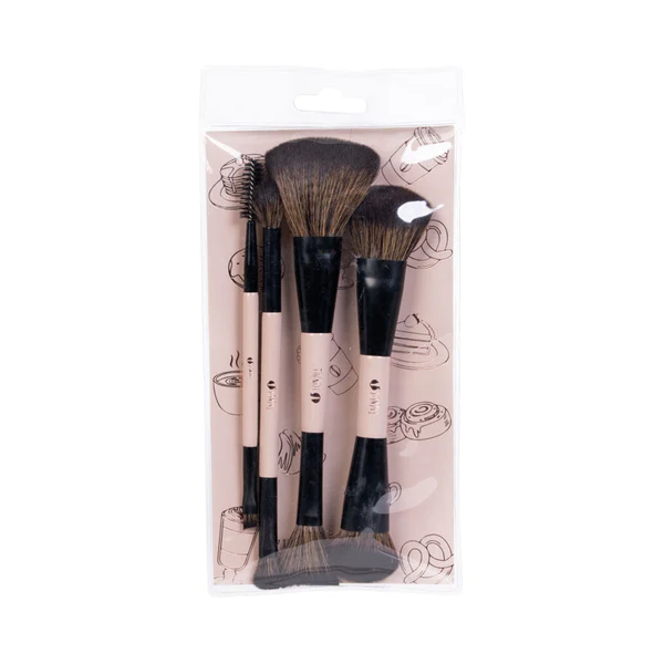 KIT X4 BROCHAS BROWN TRENDY
