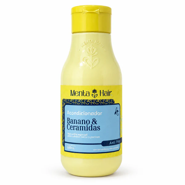 ACONDICIONADOR BANANO Y CERAMIDAS X550ML MENTA HAIR