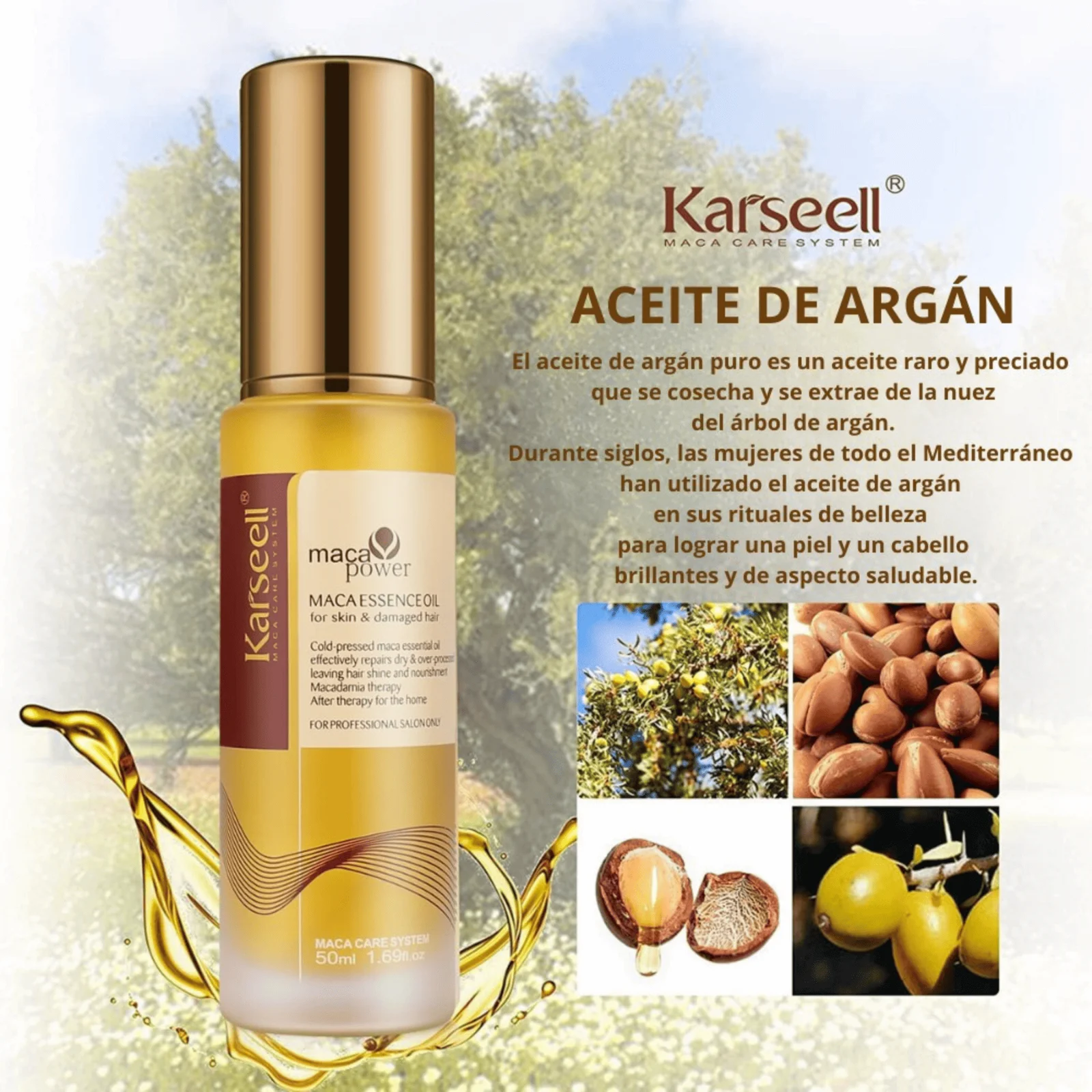 SERUM ACEITE DE ARGAN KARSELL MACA POWER 50ML - Image 2