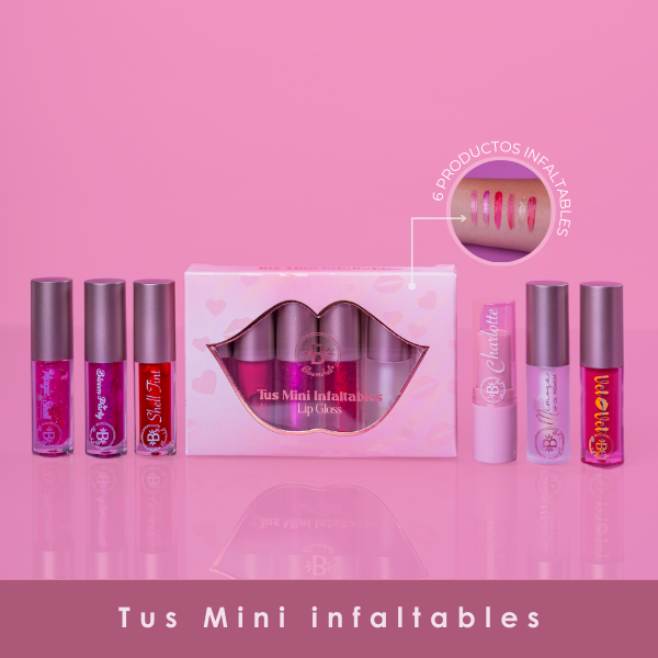 TUS MINI INFALTABLES SET X 6 BLOOMSHELL